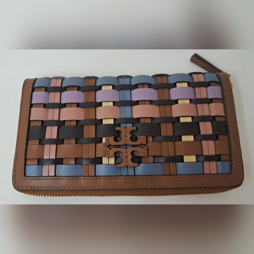 Tory Burch Multicolor Woven Wallet